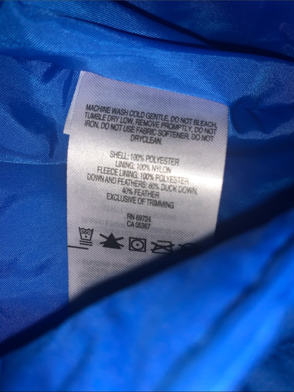COLUMBIA BRAND NEW SIZE 6-12 MONTHS FLEECE LINED DOWN HOODED SNOWSUIT - Picture 6 of 9